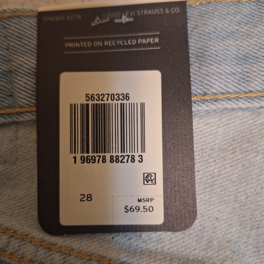 NWT Levi's 501 Shorts Size 28 - Picture 5 of 6